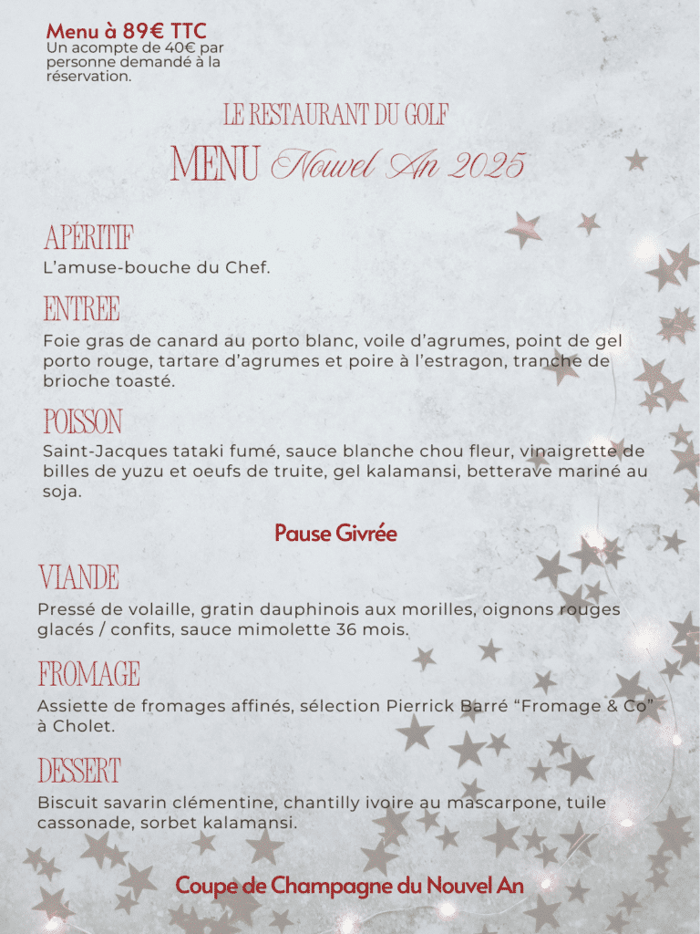 Menu Reveillon